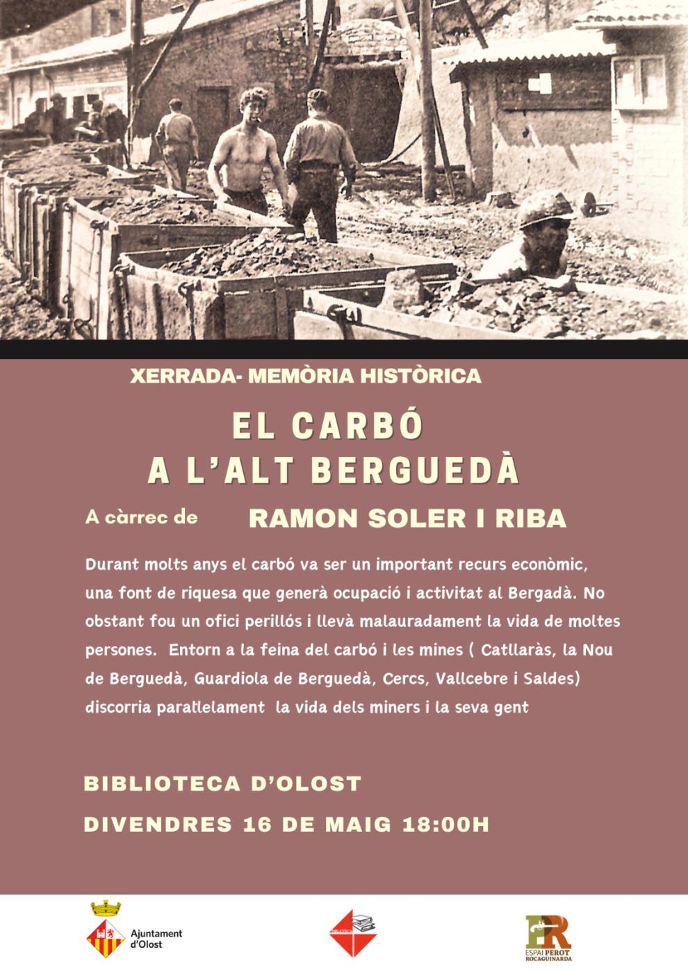 El carbó a l'Alt Berguedà